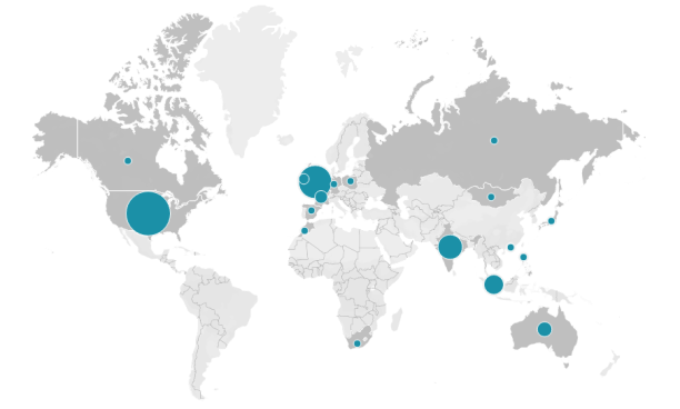 Iron Quest Participant Map
